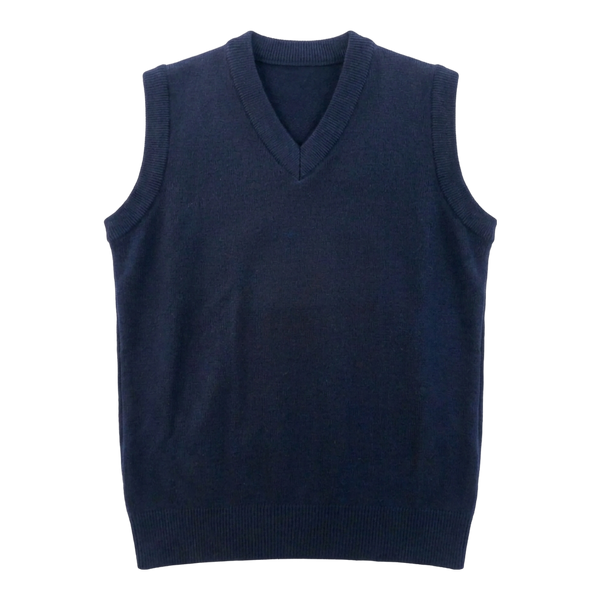 School Slipover in Navy
