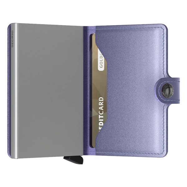 Secrid Secrid Metallic Miniwallet - Lilac