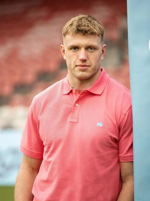 Raging Bull Plain Polo  for Men in Pink