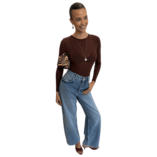 Never Fully Dressed Chocolate Icon Bodysuit