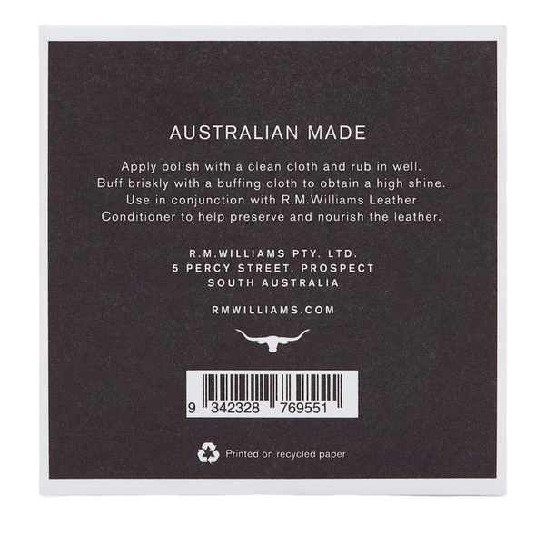 R. M. Williams Shoe Polish for Men in Black