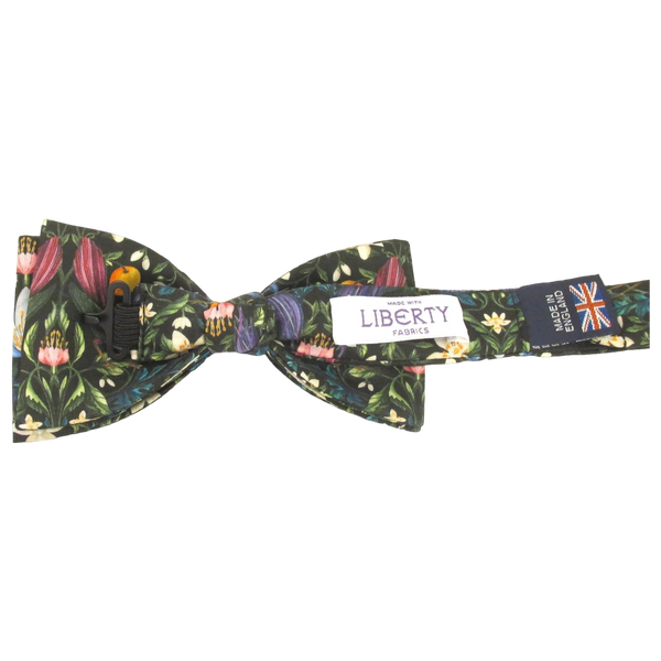 Van Buck Cotton Bow Tie Made with Liberty Fabric - Forbidden Fruit