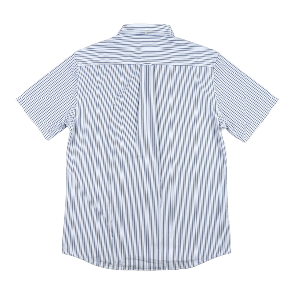GANT Reg Poplin Stripe Short Sleeve Shirt