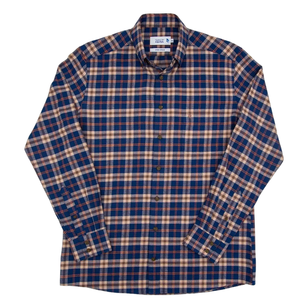 Double Two Casual Long Sleeve Shirt - Brown