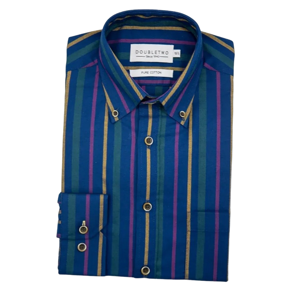 Double Two Formal Shirt - Navy