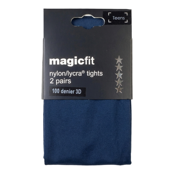 100D Opaque Tights - Navy