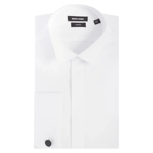Remus Uomo Seville Wing Collar Formal Shirt for Men in White