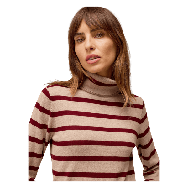 White Stuff Katie Roll Neck Jumper - Nat Mlt
