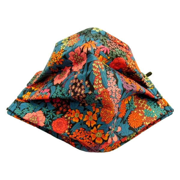 Van Buck Pleated Mask Made with Liberty Fabric - Multi 5