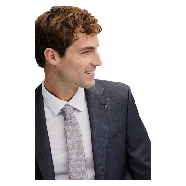 Digel Textured Suit Jacket - Navy