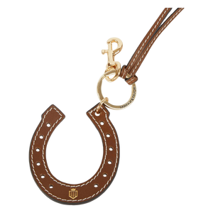 Fairfax & Favor Horse Shoe Bag Charm - Leather - Tan