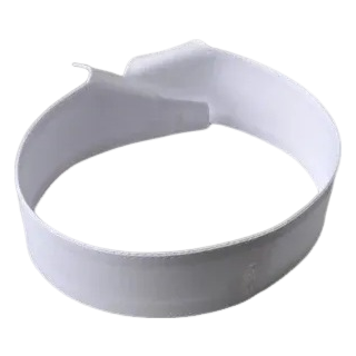 Barker Group Starched Wing Collar for Men in White
