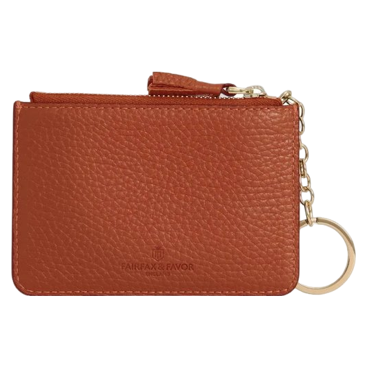 Fairfax & Favor Purse Key Ring - Orange