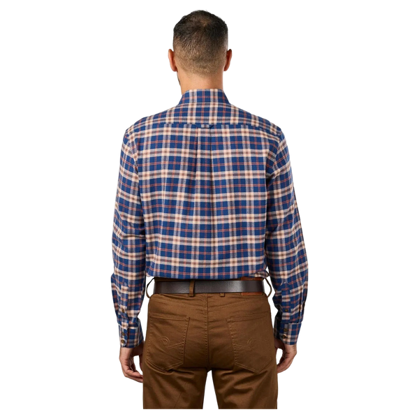 Double Two Casual Long Sleeve Shirt - Brown
