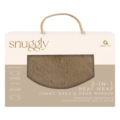 Aroma Home Faux Fur 3 in 1 Warmer Pack - Honey Brown