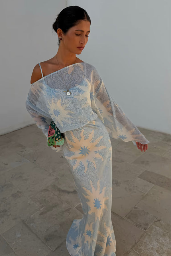 Never Fully Dressed Blue Soleil Anais Dress