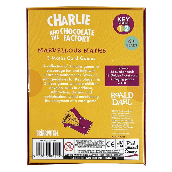 Roald Dahl Charlie and the Chocolate Factory Marvellous Maths