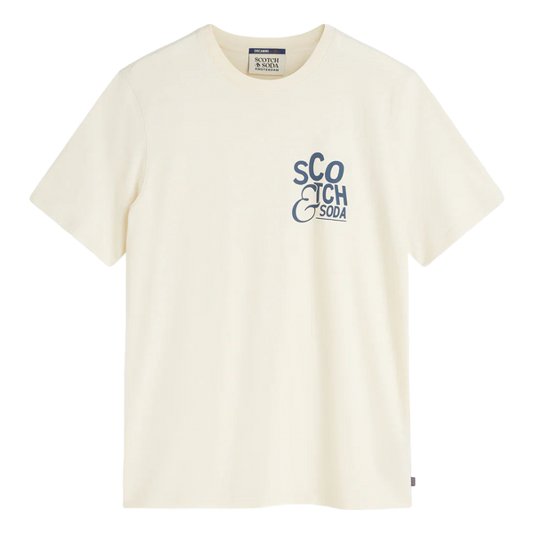 Scotch & Soda Left Chest Artwork Regular Fit T-shirt