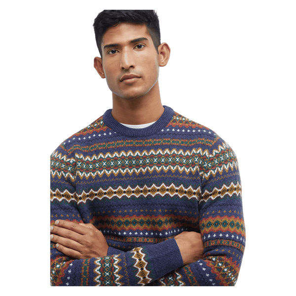 Barbour Case Fairisle Crew Neck Sweater