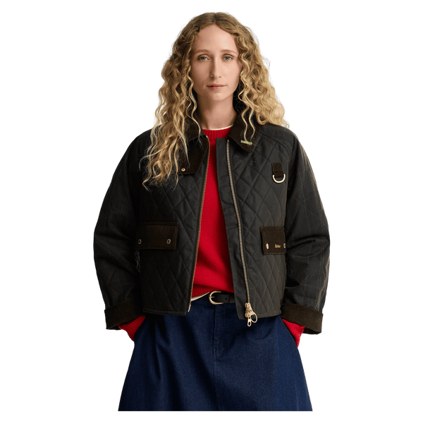 Barbour Tartan Reimagined Icons Tartan Quilted Spey Wax Jacket