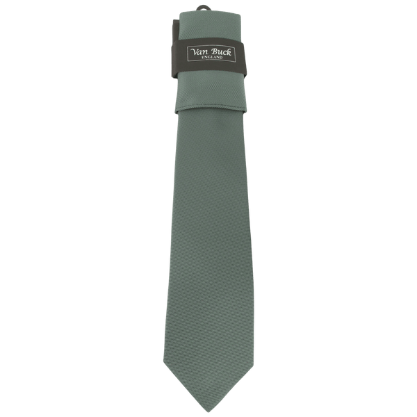 Van Buck Poly Jacquard Extra Long Tie and Hankie Set
