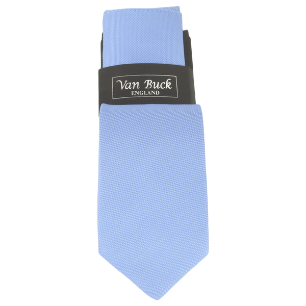 Van Buck Poly Jacquard Extra Long Tie and Hankie Set
