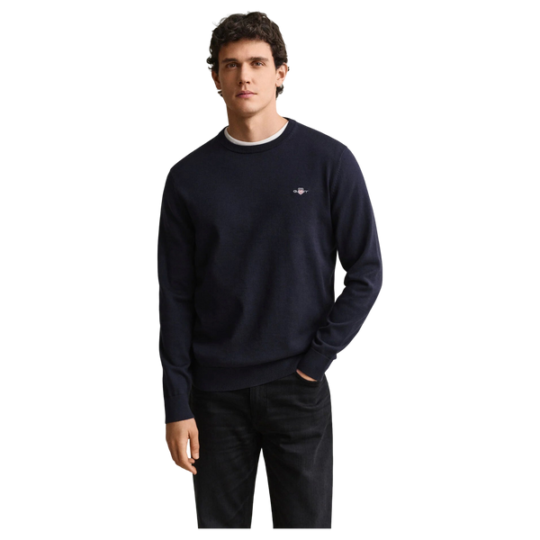 GANT Classic Cotton Crew Neck Sweater