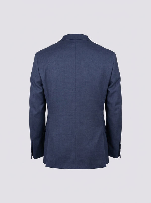 William David Premium Wool Suit - Navy