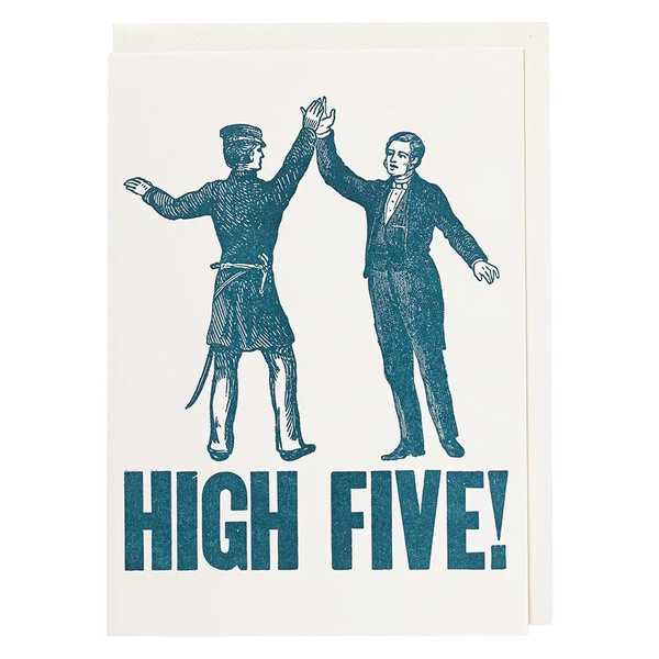 Archivist Large Card - Letterpress Cards - High Five