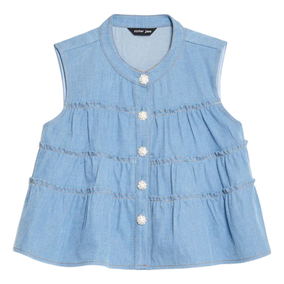 Sister Jane Kasos Denim Top