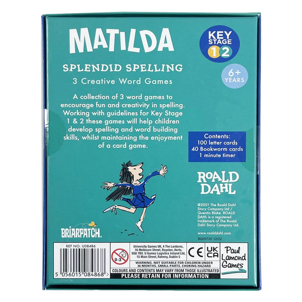 Roald Dahl Matilda Splendid Spelling Games