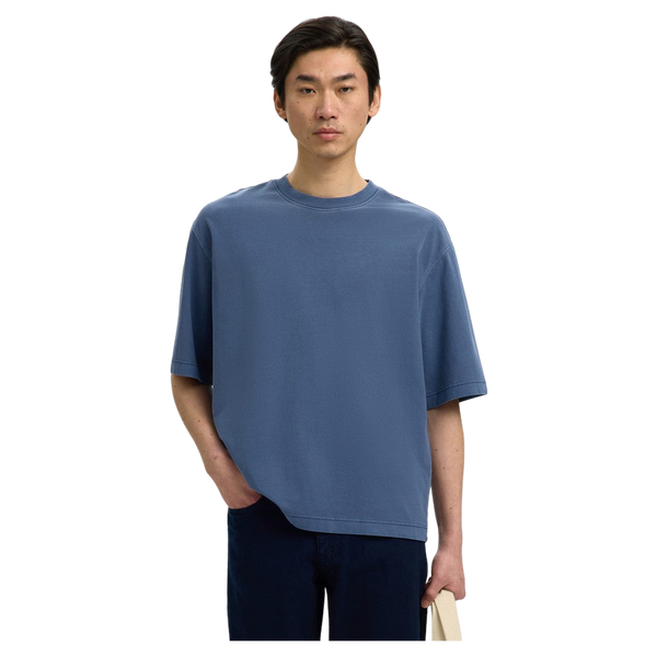 Selected Boxy Cory O-Neck Tee