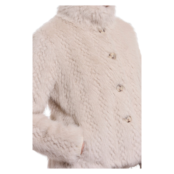 Rino & Pelle Vie Single Breasted Faux Fur Jacket