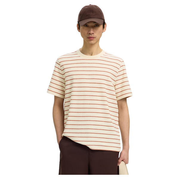 Selected Jango Stripe Short Sleeve O-neck T-shirt