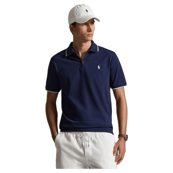 Polo Ralph Lauren Short Sleeve Half Zip Knit Polo