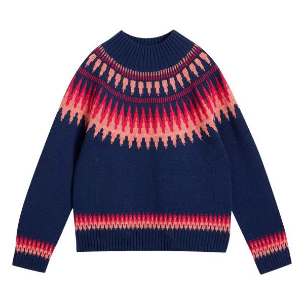 White Stuff Fiona Fairilse Jumper - Navy Multi
