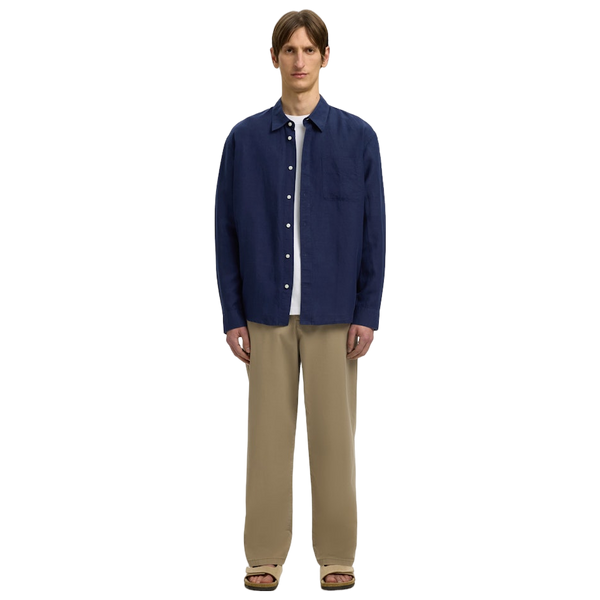 Selected Lyle Hemp Blend Long Sleeve Shirt