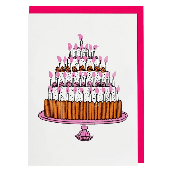 Archivist Large Card - Letterpress Cards - The Birthday Cake