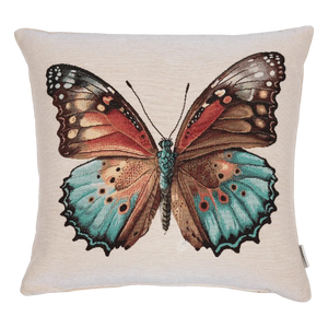 Hines Of Oxford Feather Filled Cushion - Butterfly Beauty