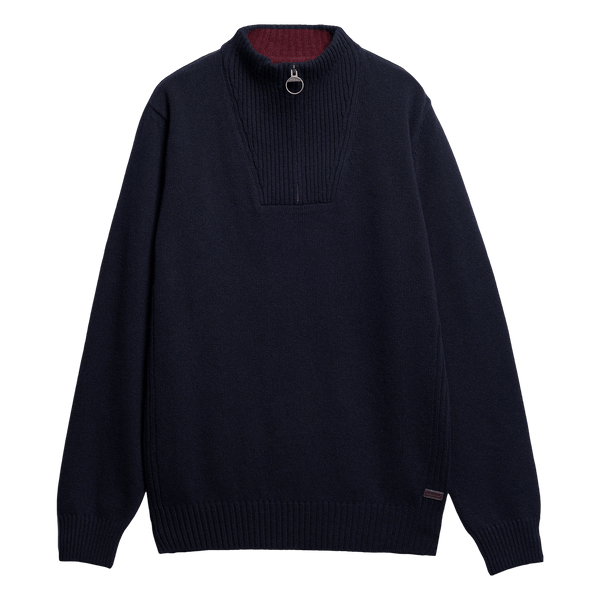 Barbour Nelson Essential Half Zip Knitted Jumper