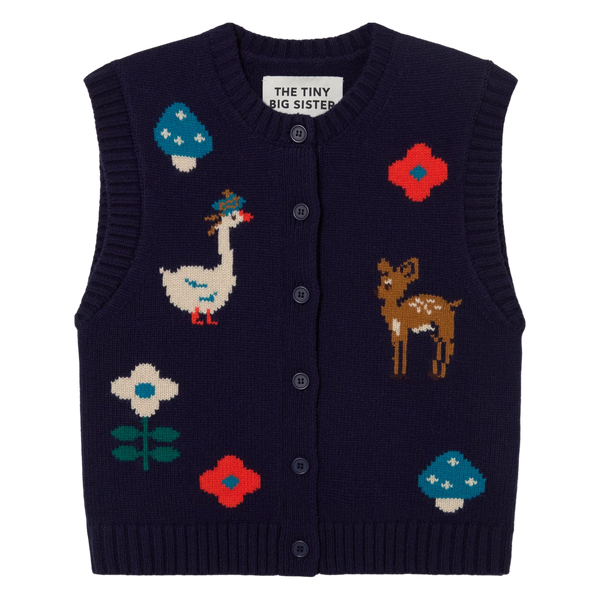 Tiny Big Sister Fall Vest
