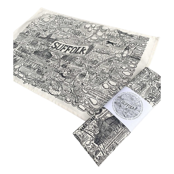 James Illustrates Suffolk Hand Drawn Tea Towels