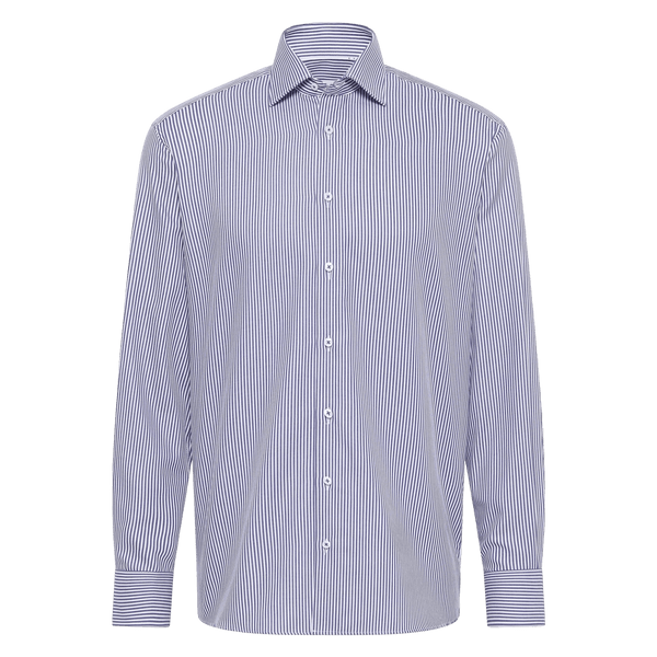 Eterna Long Sleeve Stripe Shirt