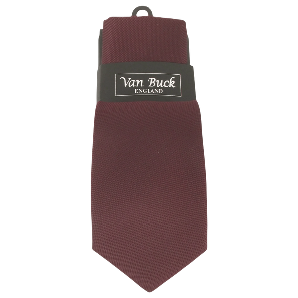 Van Buck Poly Jacquard Extra Long Tie and Hankie Set
