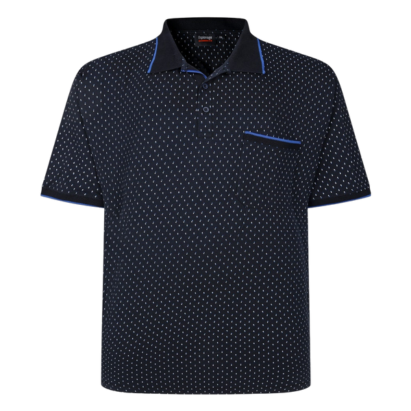 Dot Print Polo Top