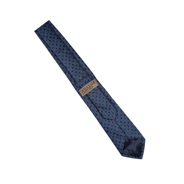 William David Reverse Polka Dot Tie