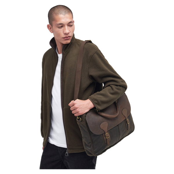 Wax Leather Briefcase