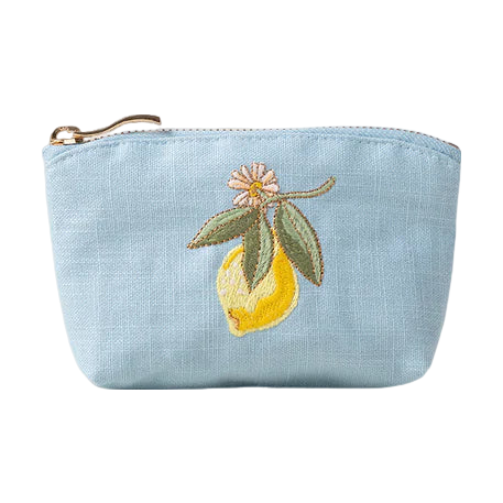 Elizabeth Scarlett Lemon Blossom Cotton Coin Purse