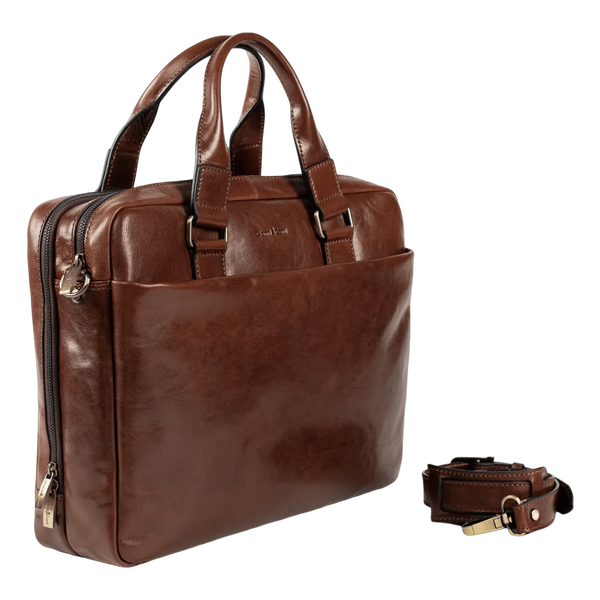 Gianni Conti Men's Leather Briefcase