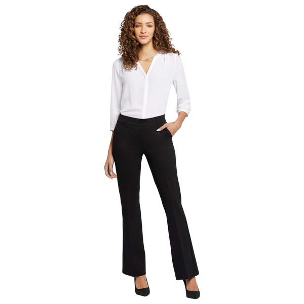 NYDJ Pull-On Flared Trousers